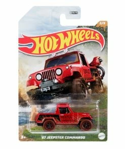 HOT WHEELS THEMED AUTOMOTIVE VEHICLE MUD RUNNERS 2/5 '67 JEEPSTER COMMANDO
