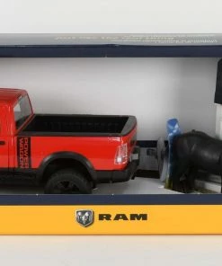 BRUDER RAM POWER WAGON WITH HORSE FLOAT