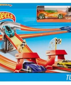 HOT WHEELS RACE RALLY SET ASSORTED STYLES -Toddler toy car Shop hot wheels turbo race playset 620340 dnn81