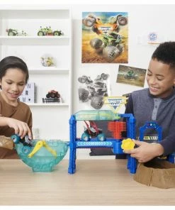 MONSTER JAM MEGALODON MONSTER WASH SET 14 MONSTER JAM MEGALODON MONSTER WASH SET -Toddler toy car Shop monster jam 164 truck wash playset